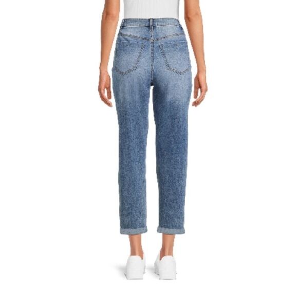 Women’s Juniors Cinched Mom Denim Jeans Pants Size 5 - Picture 5 of 6